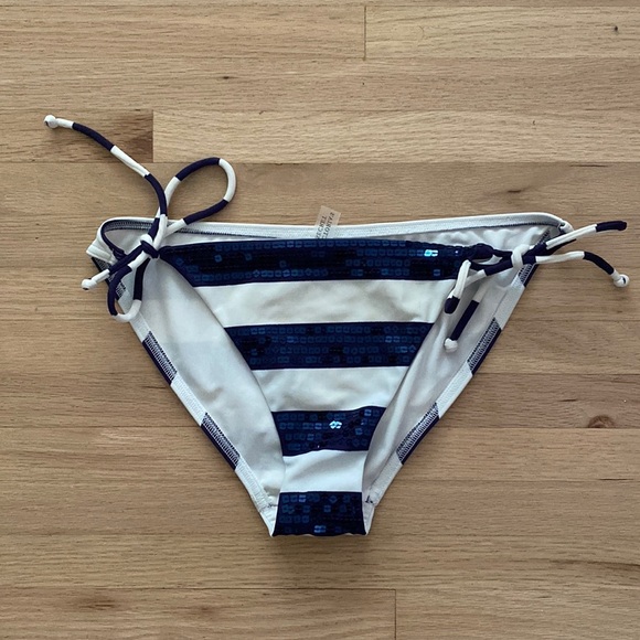 Victoria’s Secret Nautical Sequin Bikini Bottoms - Picture 1 of 5